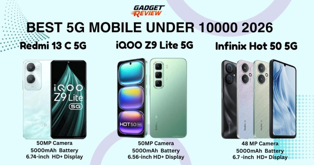 Best 5G Mobile Under 10000 2026