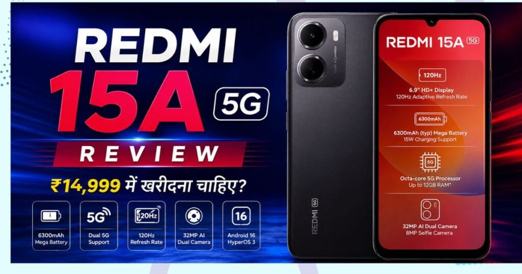 REDMI 15A 5G Review
