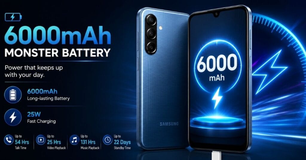 Samsung Galaxy M15 5G Battery
