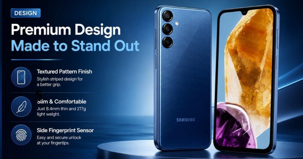 Samsung Galaxy M15 5G Design